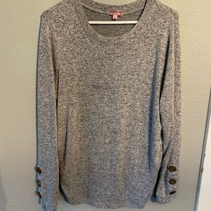 Maternity top, size L, gray